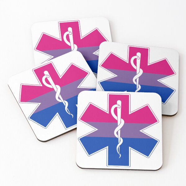 Item preview, Star of Life Bi Pride designed and sold by Sun Dog Montana.