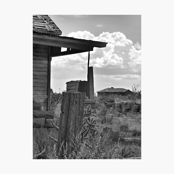 Item preview, Neighborly View-- Ruined Ranch House, Cuervo, New Mexico designed and sold by CandyApplCrafts.