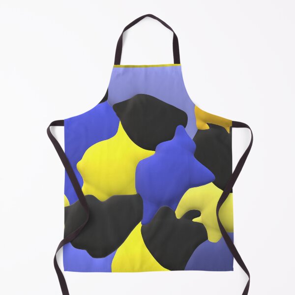 Item preview, Bee Inspired. Yellow, Blue and Black Bumblebee Pattern.  designed and sold by ArtByLM.