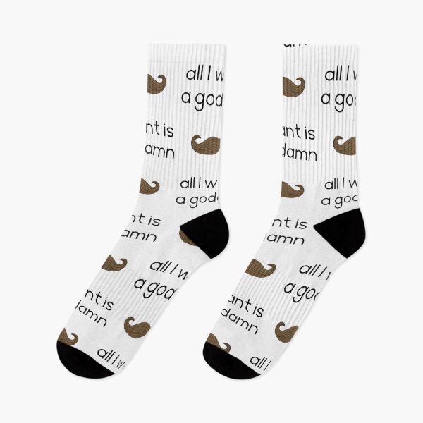 Item preview, All I want is a goddamn moustache, white designed and sold by TransectionP.