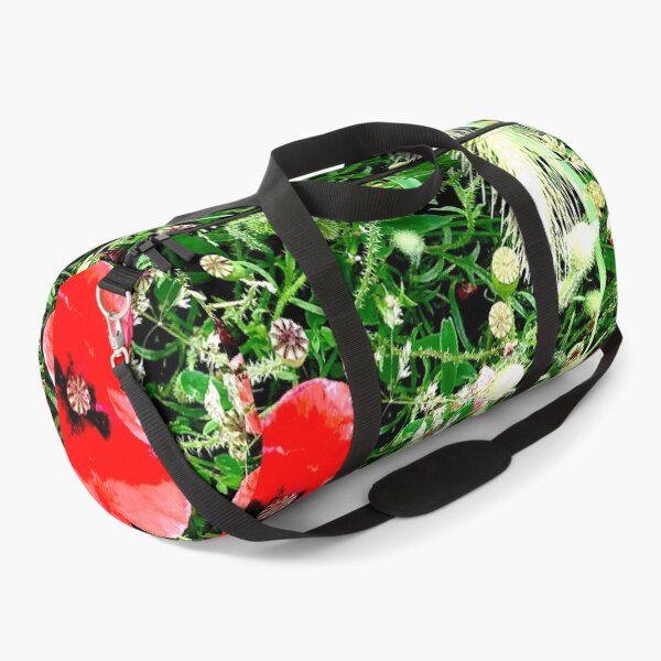 Item preview, Poppy field, grass seed heads and Poppies designed and sold by GingerCatCo.
