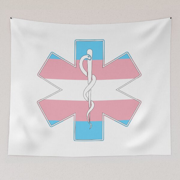 Item preview, Star of Life Trans Pride designed and sold by Sun Dog Montana.