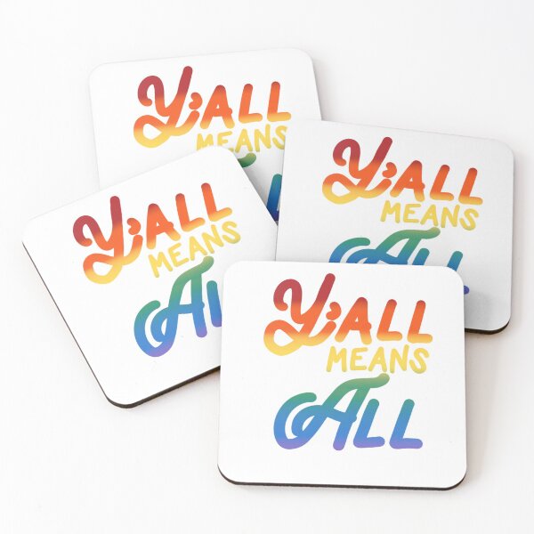 Item preview, Y'all Means All Pride Sticker designed and sold by 1artisticheart.