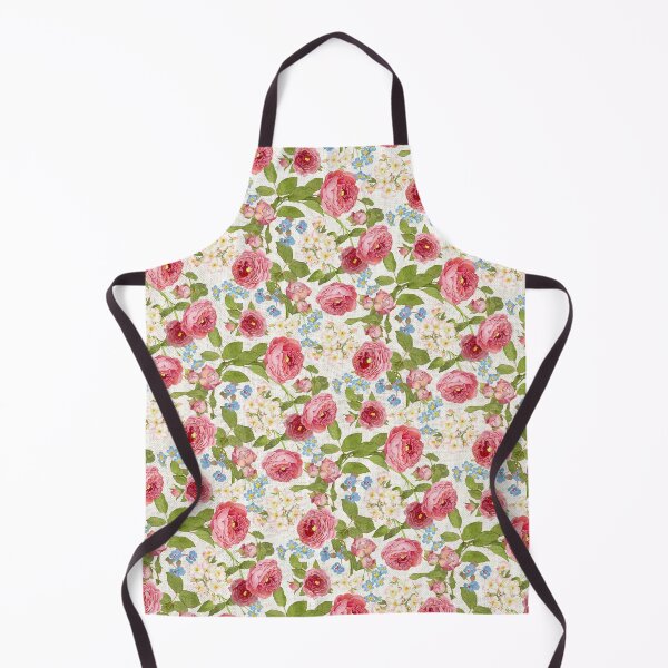 Item preview, Roses on Linen designed and sold by Lynnea Washburn.