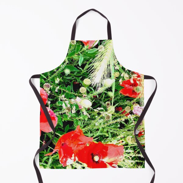 Item preview, Poppy field, grass seed heads and Poppies designed and sold by GingerCatCo.