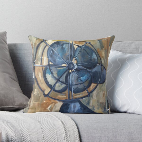 Risa's Fan Throw Pillow