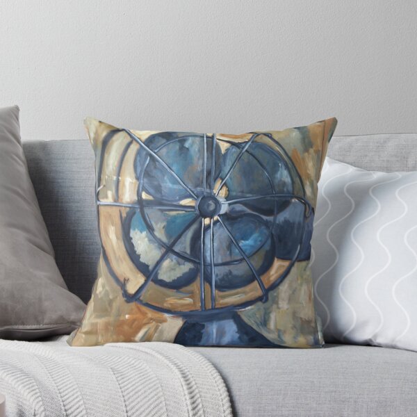 Risa's Fan Throw Pillow