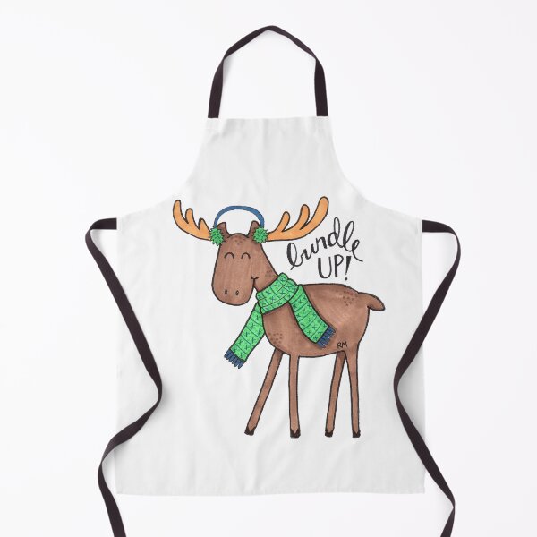 Item preview, Bundle Up Cold Moose designed and sold by RuthMCreative.