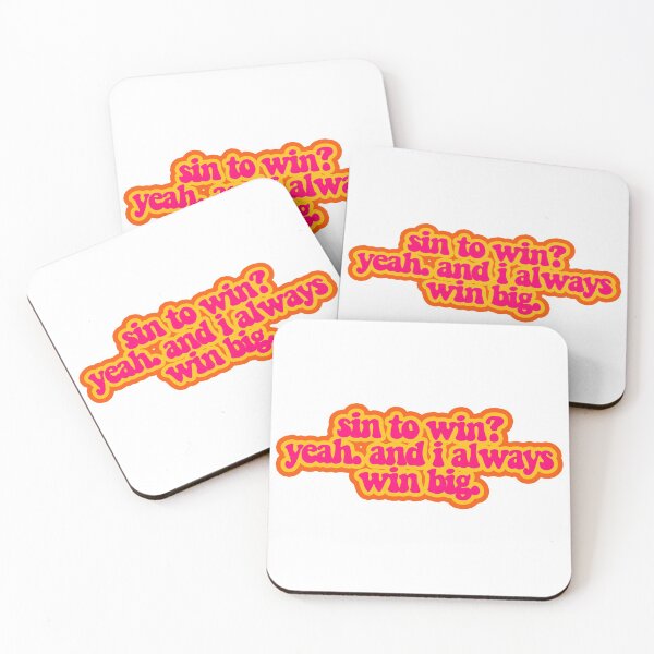 Item preview, sin to win quote design designed and sold by emj0907.
