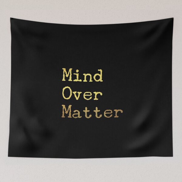Item preview, Mind Over Matter Subliminal Typography designed and sold by CarpeDiemLife.