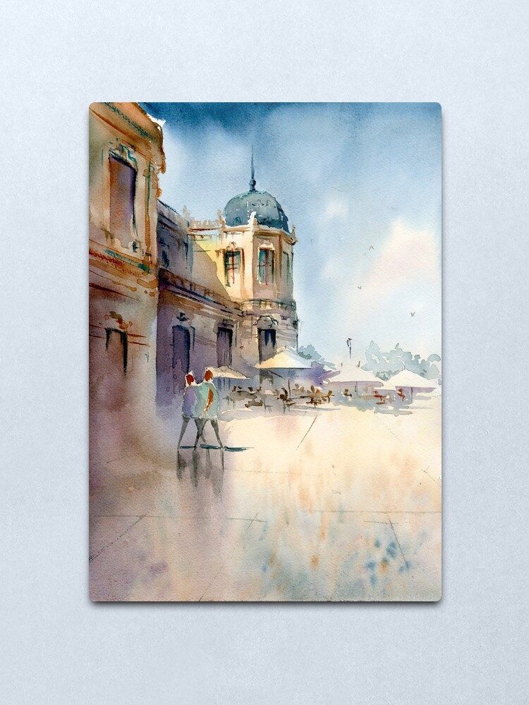 Alternate view of Vienna Metal Print