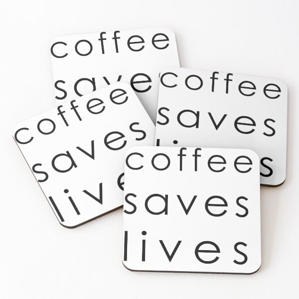 Item preview, COFFEE Saves Lives designed and sold by Aymane8718.