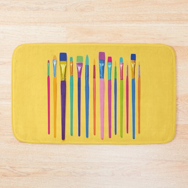 Item preview, colourful paint brushes designed and sold by am-mantilla2156.