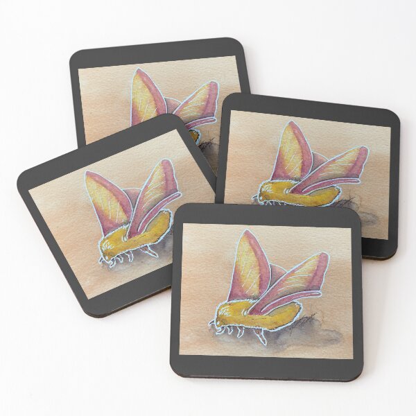 Item preview, Rosy Maple Moths designed and sold by Kristin (Thornton) Barker.