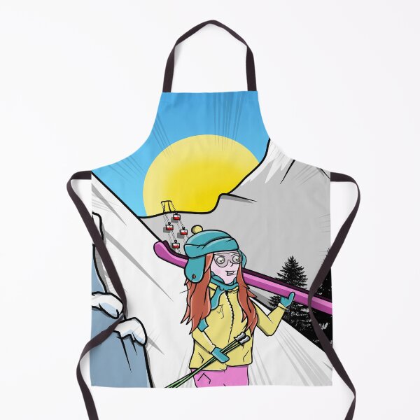 Item preview, Woman Skiiing Zermatt designed and sold by piedaydesigns.