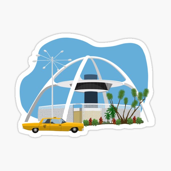 Item preview, LAX Theme Building Airport Googie  designed and sold by jenbucheli.