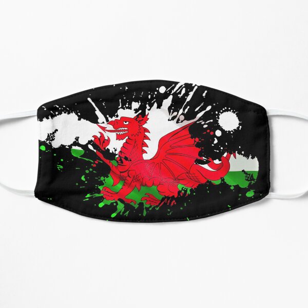 Wales Flag Flat Mask