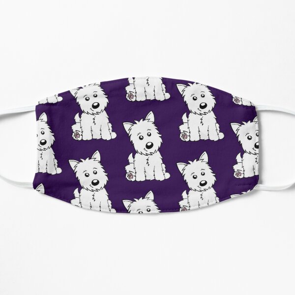 Cute Cartoon Westie Mask