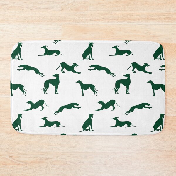 Item preview, Greyhound Silhouettes - Green on White designed and sold by GreytGraphicals.