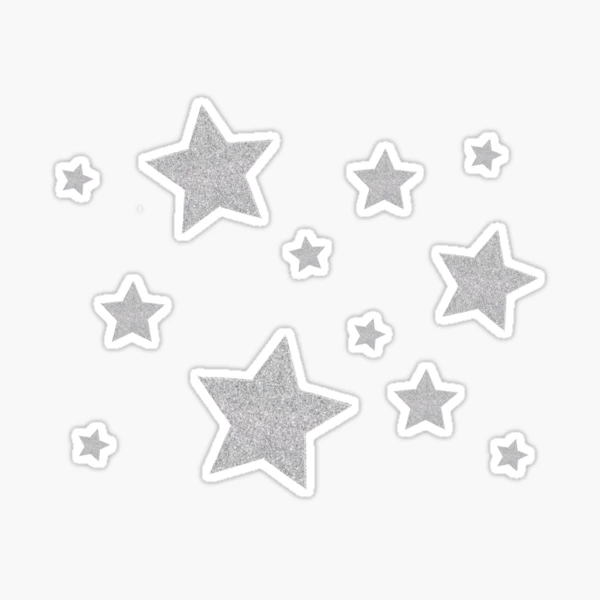 black with gold stars Sticker for Sale by jaceyerin