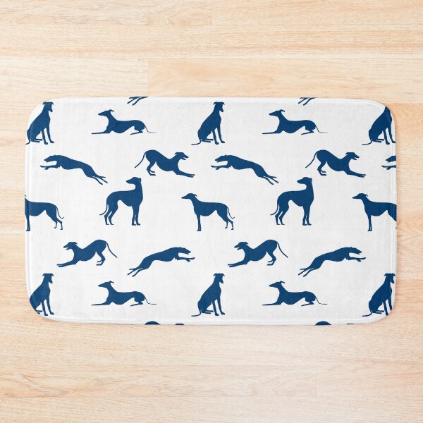 Item preview, Greyhound Silhouettes - 003A6F on White designed and sold by GreytGraphicals.