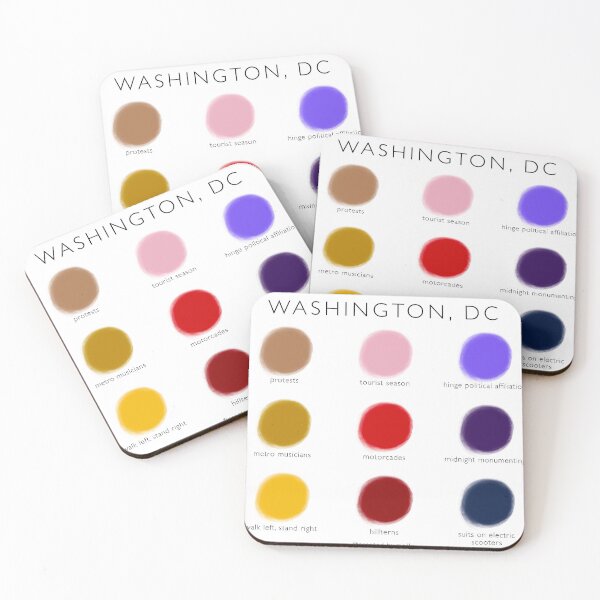 Item preview, Washington, DC, Color Palette designed and sold by createdbymolly.