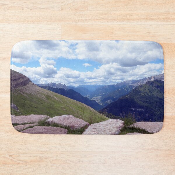 Item preview, Mountain range Stone Path Alpine Landscape designed and sold by Anna Lemos.