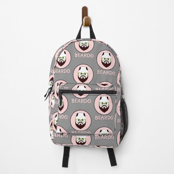 BEARDO Panda wearing green glasses Backpack
