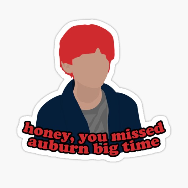 honey mist auburn (Z&C pack) Sticker