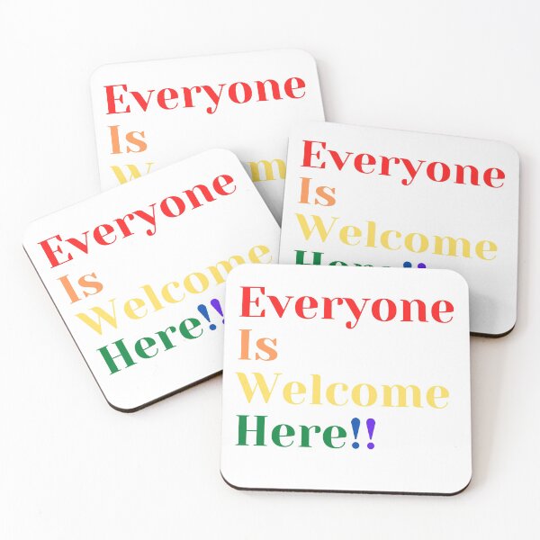 Item preview, Everyone is Welcome Here designed and sold by RGSPrideApparel.