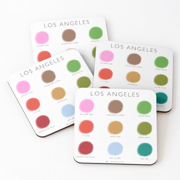 Item preview, Los Angeles Color Palette designed and sold by createdbymolly.