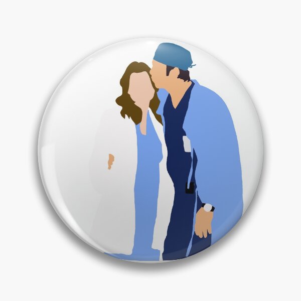 Item preview, McDreamy Kissing Meredith's Head designed and sold by alisejdesigns.