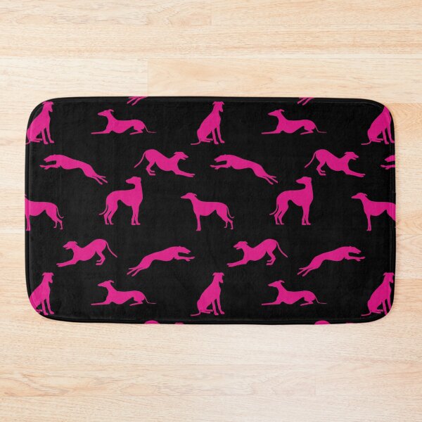 Item preview, Greyhound Silhouettes E00F80 on Black designed and sold by GreytGraphicals.