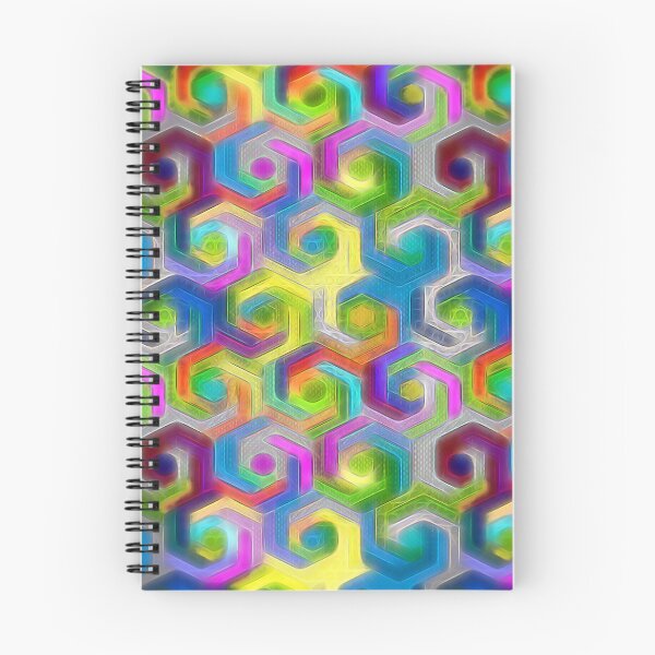 Item preview, Colorful Hexagons designed and sold by bloomingvine.