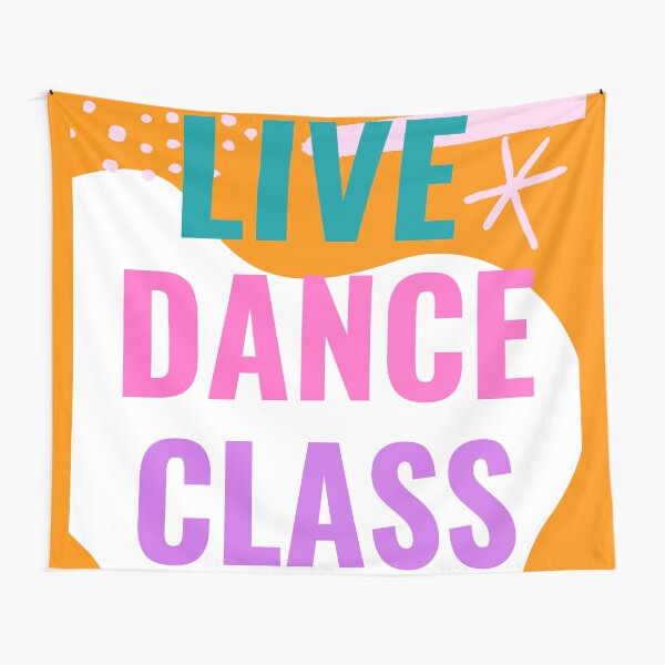 Live Dance Class Tapestry