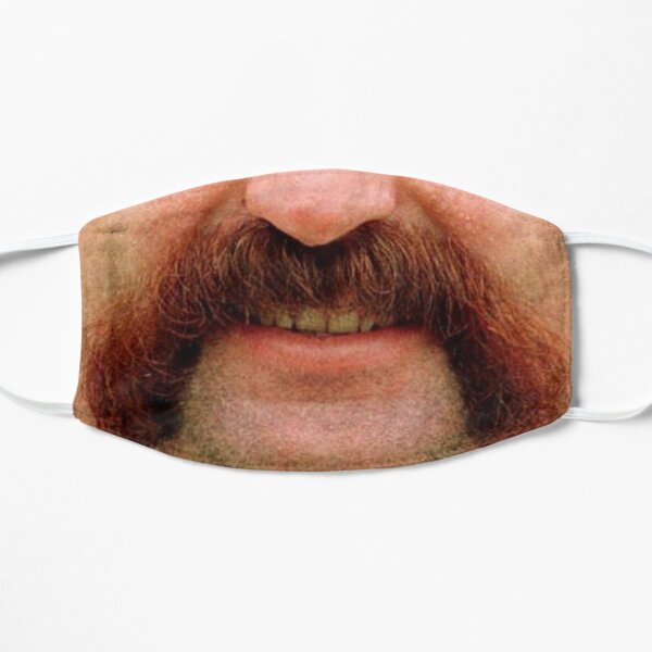 Merv Hughes. Mervyn Hughes. Flat Mask