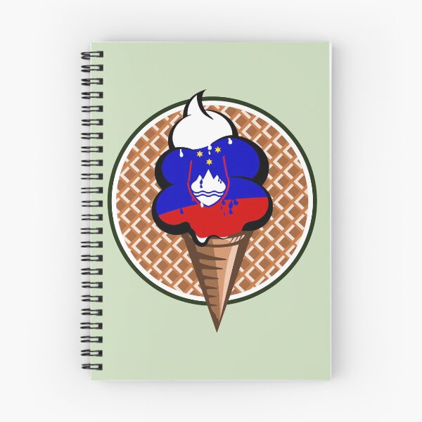 Item preview, Flag of Slovenia Ice Cream designed and sold by piedaydesigns.