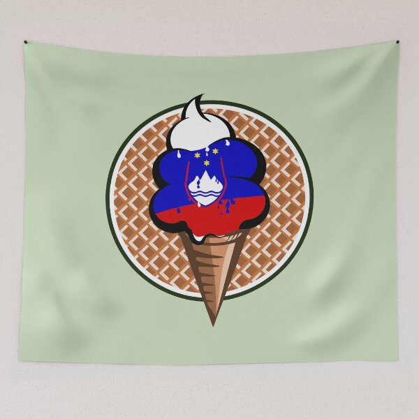 Item preview, Flag of Slovenia Ice Cream designed and sold by piedaydesigns.