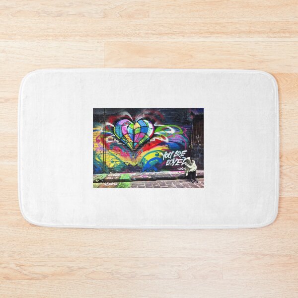 Item preview, You are Loved ~ Hosier lane graffiti designed and sold by Roz McQuillan Fine Art & Photography.