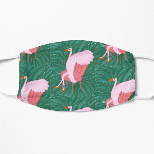 Lounging Flamingo Flat Mask
