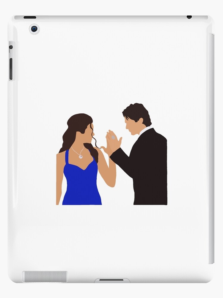 Damon and Elena Dancing at Miss Mystic Falls iPad Case & Skin for Sale by  alisejdesigns