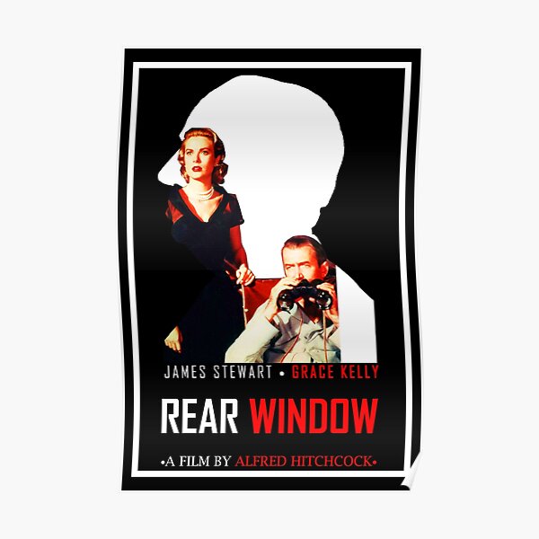 Rear Window Alternative Film Poster Poster