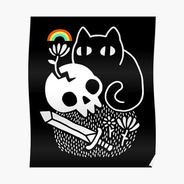Cat & Stuff Poster