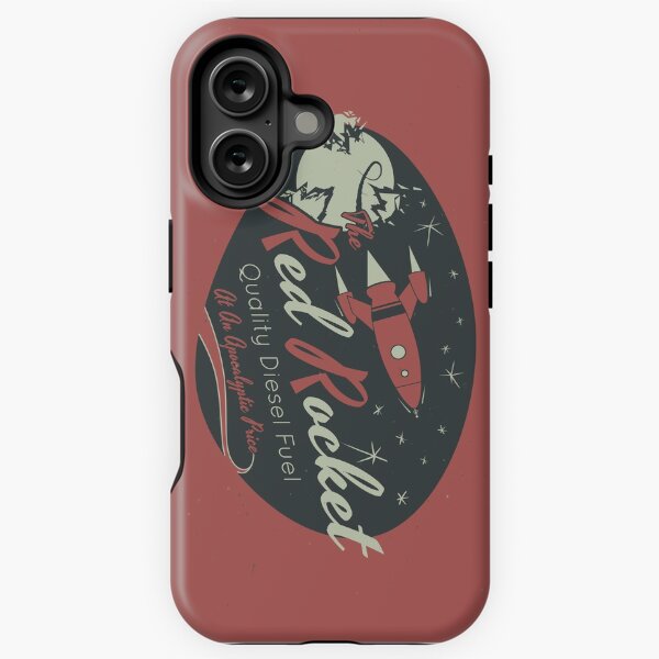 Vista previa del artículo con la obra «Cohete rojo (en apuros)», diseñado y vendido por SOWSEEGG.