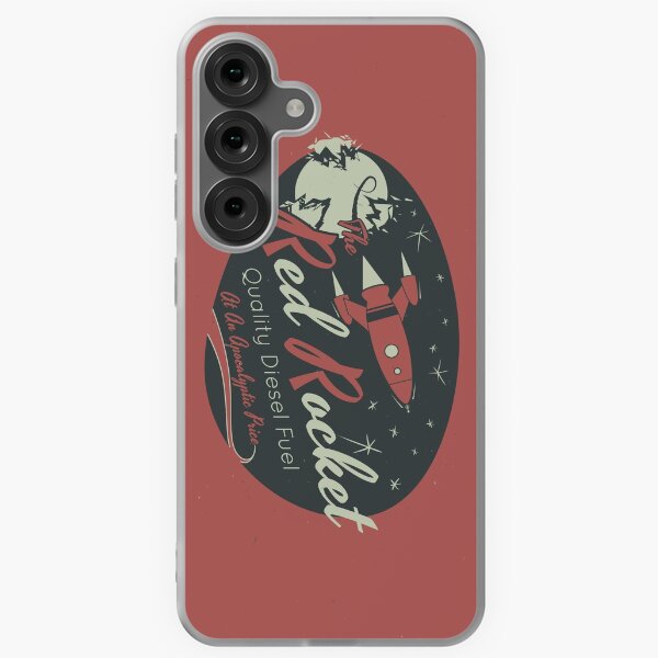 Vista previa del artículo con la obra «Cohete rojo (en apuros)», diseñado y vendido por SOWSEEGG.
