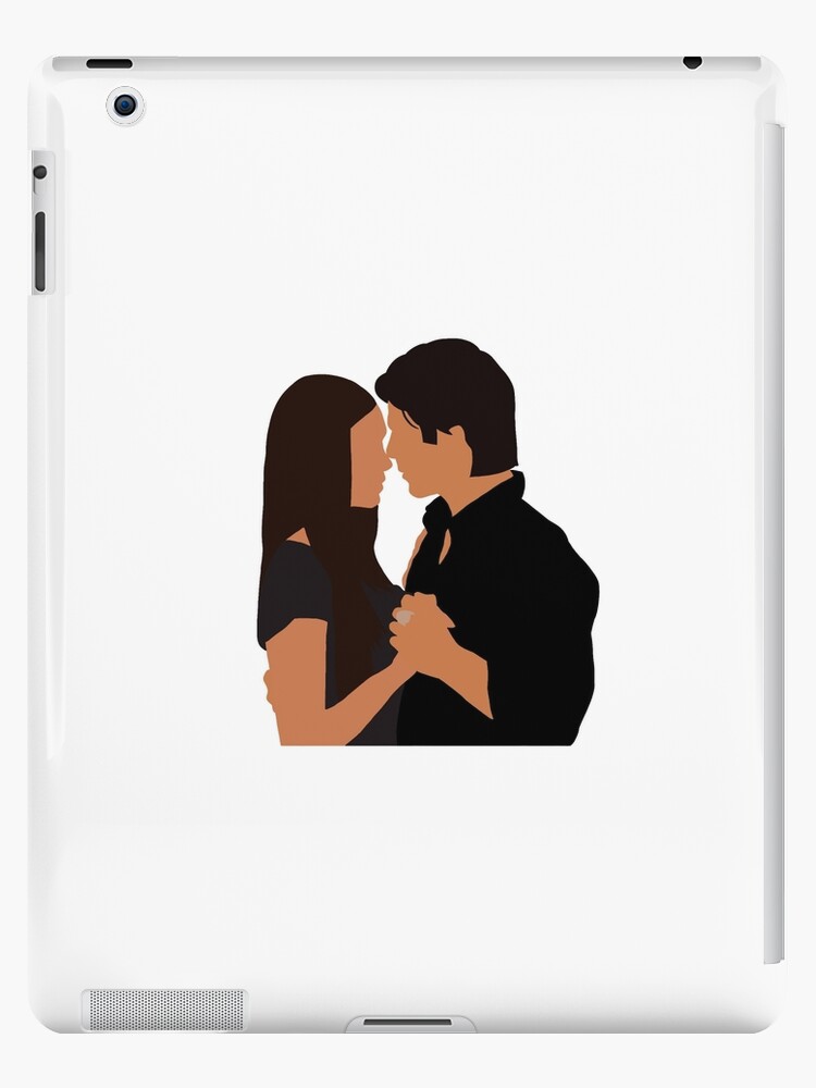 Damon and Elena Dancing at Miss Mystic Falls iPad Case & Skin for Sale by  alisejdesigns