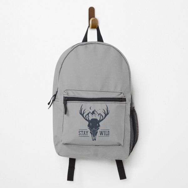 Item preview, Stay Wild Deer Head Graphic Typography designed and sold by CarpeDiemLife.