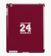 Stiles Stilinski #24 iPad Case/Skin