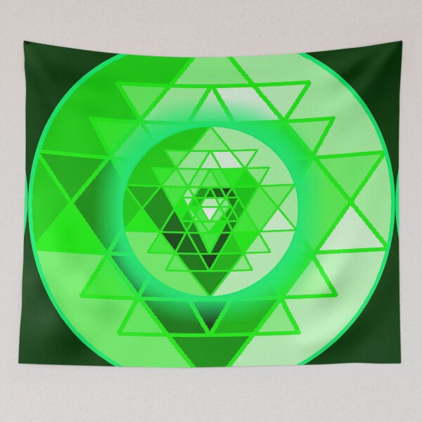 Item preview, Green Yantra designed and sold by PlaidRat.