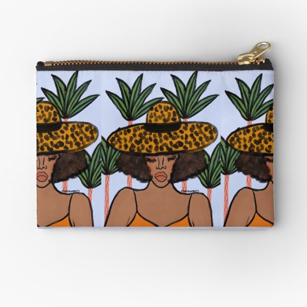 Leopard Hat Zipper Pouch